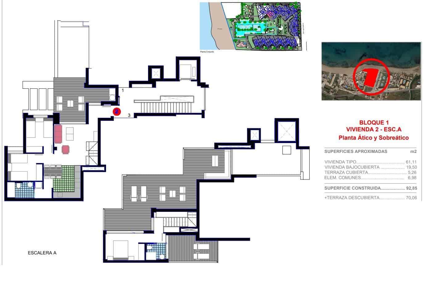 Apartamento de 3 habitaciones en Dénia en venta con piscina - 489.000 € (Ref: 9792113)