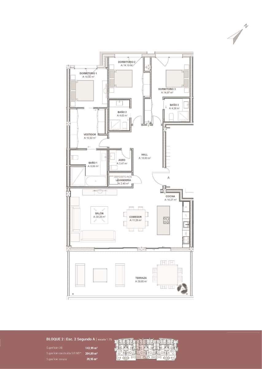 Apartamento de 3 habitaciones en New Golden Mile en venta con piscina - 1.408.830 € (Ref: 9792178)