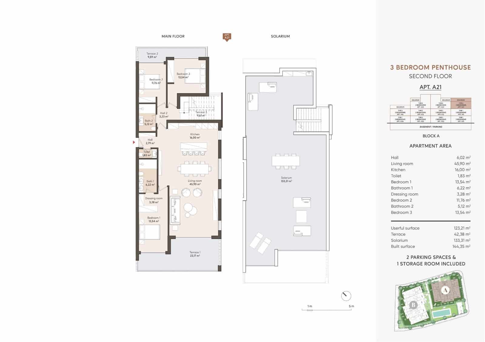 3 makuuhuone Huoneisto myytävänä paikassa Estepona mukana uima-altaan - 1 510 000 € (Ref: 9792211)