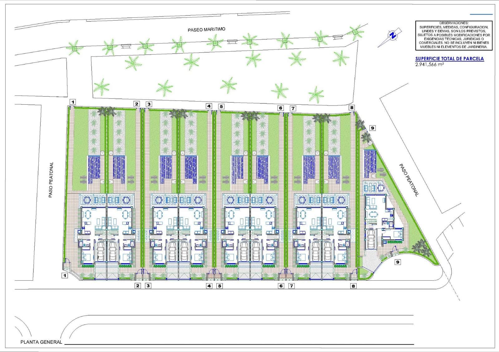 3 soveværelse Villa til salg i Los Alcazares med swimmingpool garage - € 1.390.000 (Ref: 9792272)