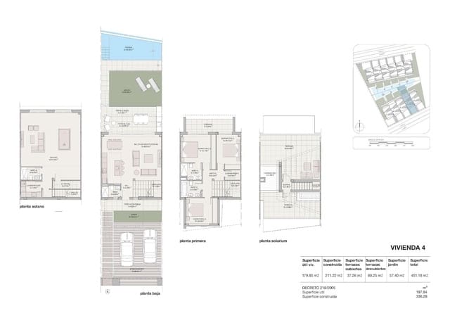 3 soveværelse Semi-Rækkehus til salg i Bel-Air, Estepona med swimmingpool - € 1.020.000 (Ref: 9792282)