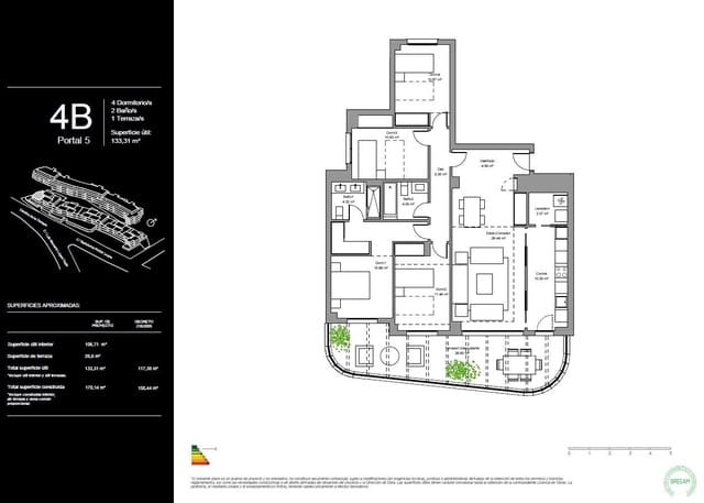 4 makuuhuone Huoneisto myytävänä paikassa Torremolinos mukana uima-altaan 
autotalli - 655 000 € (Ref: 9792310)