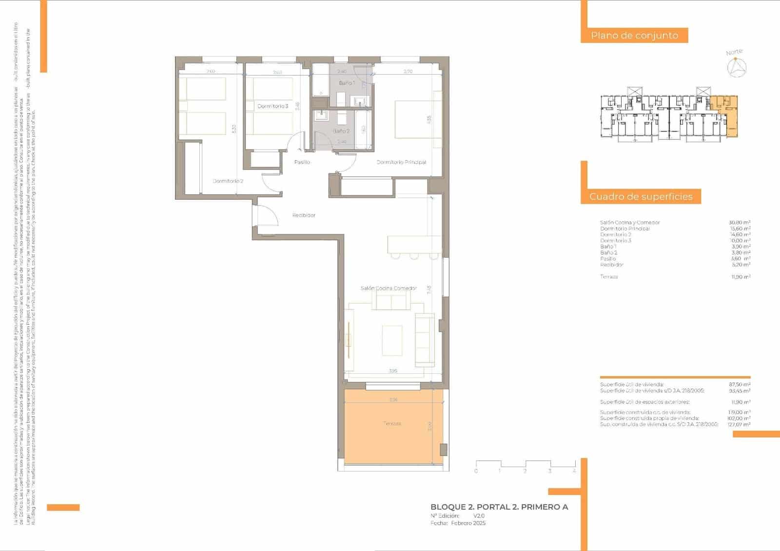 3 makuuhuone Huoneisto myytävänä paikassa El Chaparral mukana uima-altaan 
autotalli - 463 200 € (Ref: 9792361)