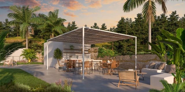 3 soverom Leilighet til salgs i El Chaparral, Mijas med svømmebasseng garasje - € 463 200 (Ref: 9792361)