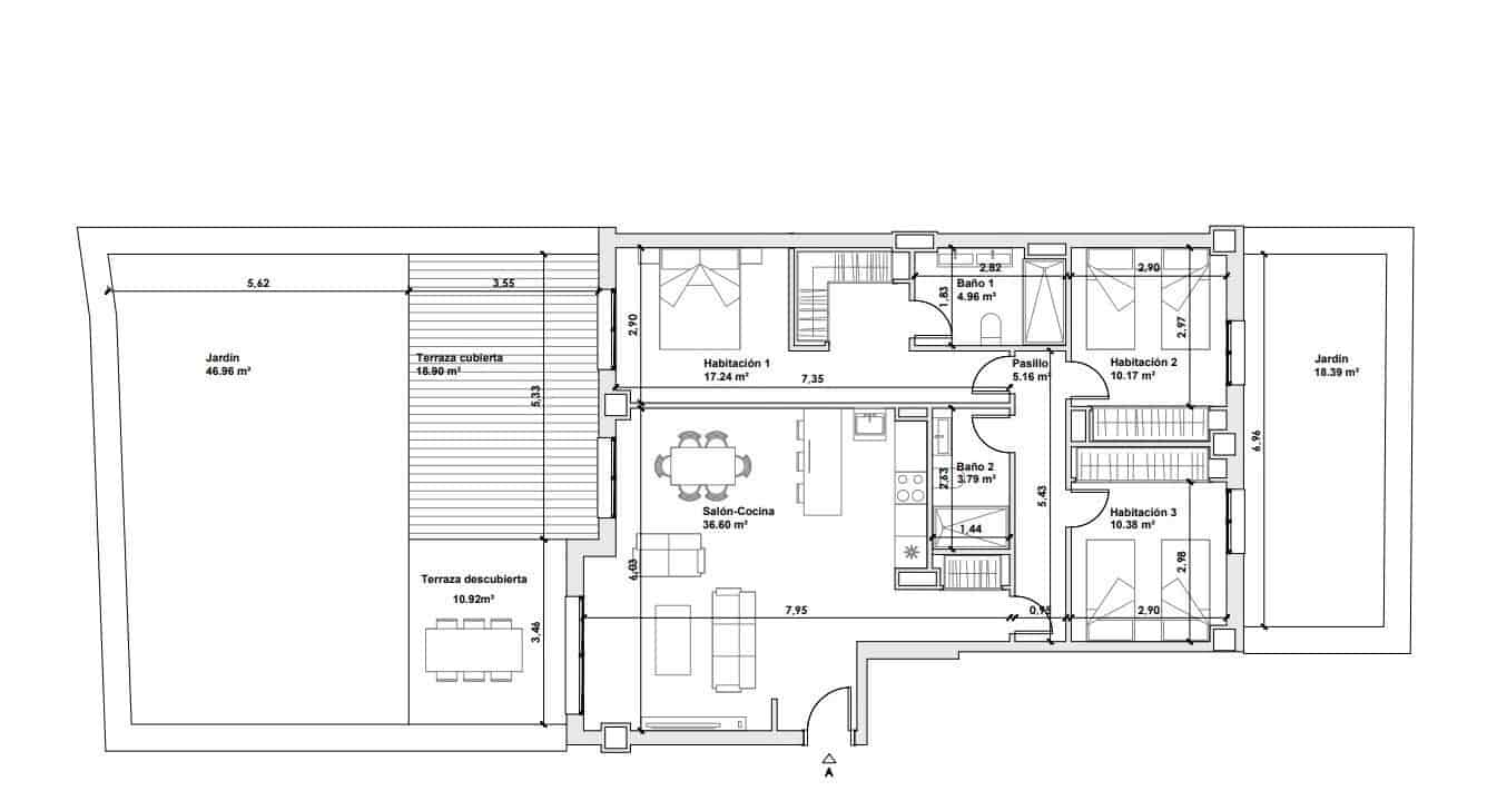 3 camera da letto Appartamento in vendita in Casares con piscina garage - 467.000 € (Rif: 9792398)