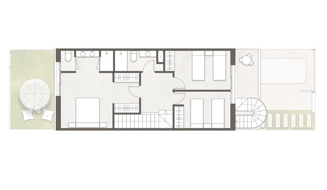 3 sypialnia Dom na sprzedaż w Pilar de la Horadada ciudad, Pilar de la Horadada z basenem garażem - 354 900 € (Ref: 9792531)