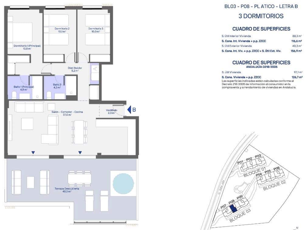 Apartamento de 3 habitaciones en Casares en venta con piscina garaje - 668.000 € (Ref: 9792589)