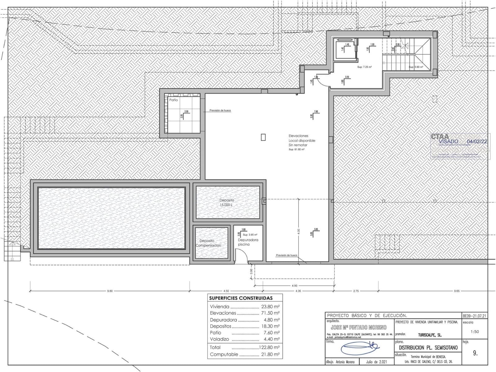 4 sypialnia Willa na sprzedaż w Benissa z basenem - 2 450 000 € (Ref: 9792746)