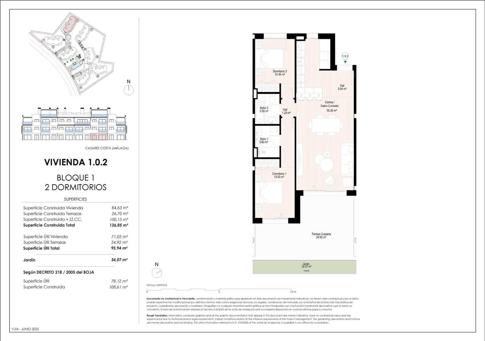 Apartamento de 2 habitaciones en Casares en venta con piscina garaje - 463.000 € (Ref: 9792750)
