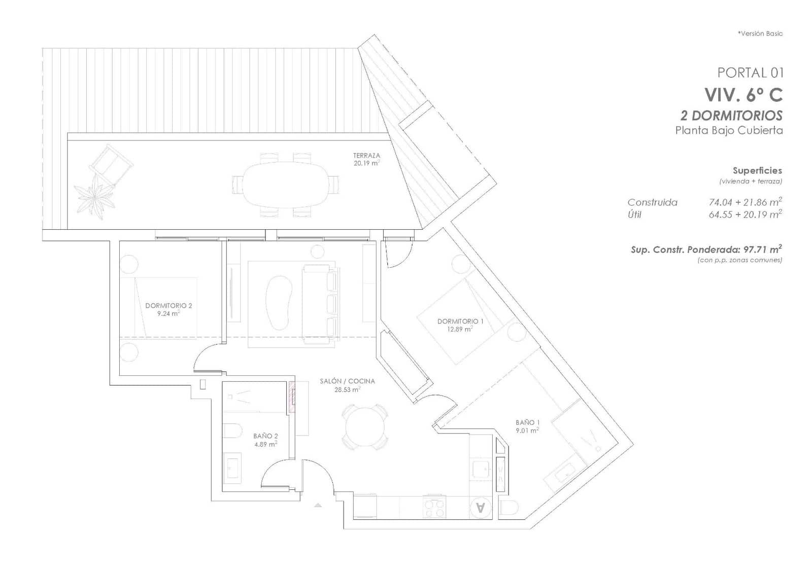 2 soverom Leilighet til salgs i Fuengirola med svømmebasseng garasje - € 409 000 (Ref: 9792939)
