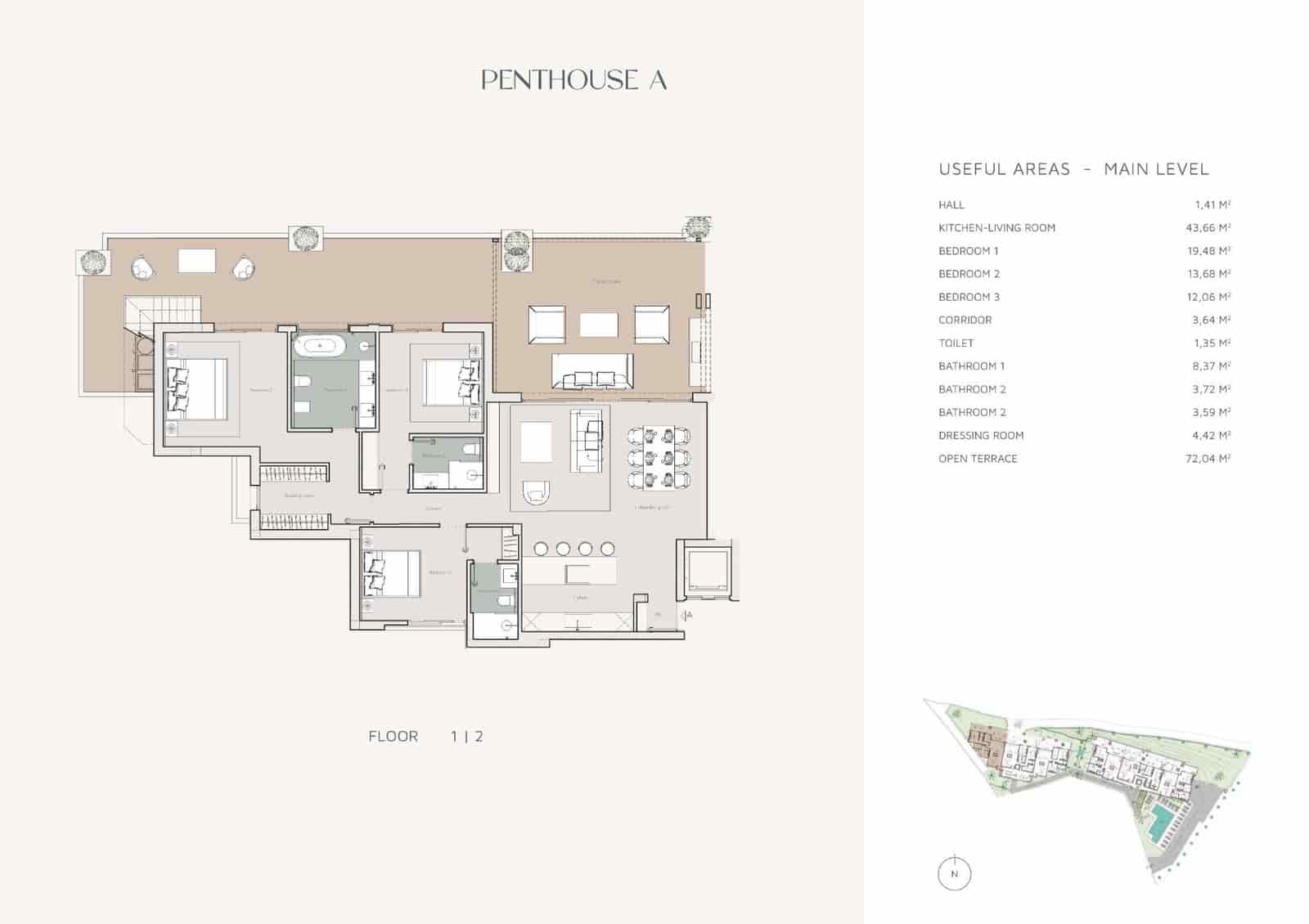 3 bedroom Apartment for sale in Nueva Andalucia with pool - € 2,141,850 (Ref: 9792954)