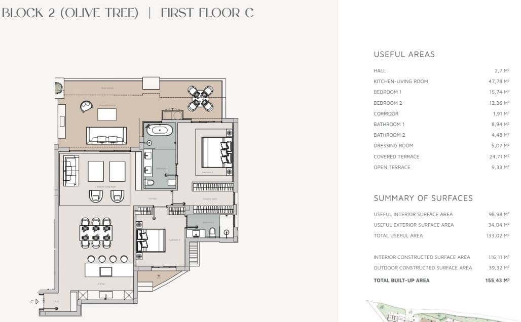 2 soverom Leilighet til salgs i Nueva Andalucia med svømmebasseng garasje - € 1 150 770 (Ref: 9792956)
