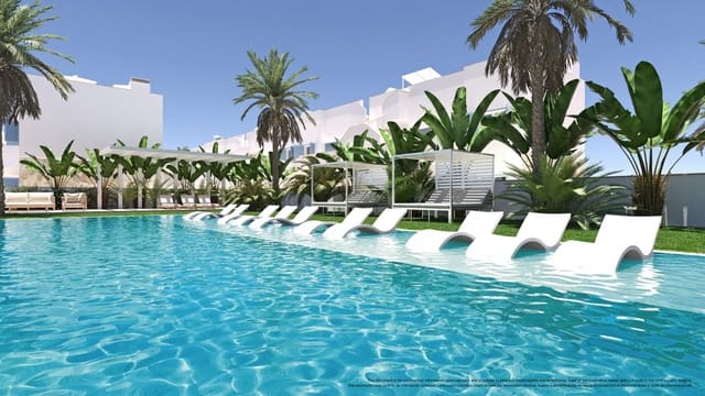 2 soverom Leilighet til salgs i Torre de la Horadada, Pilar de la Horadada med svømmebasseng garasje - € 395 000 (Ref: 9793001)