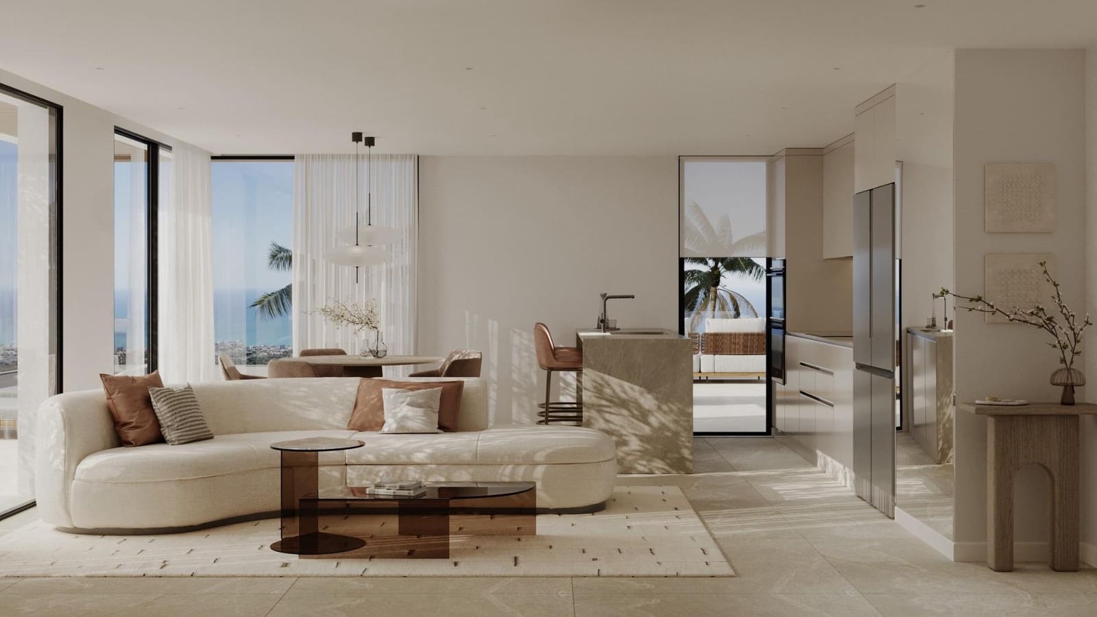 Apartamento de 2 habitaciones en Mijas en venta con piscina garaje - 1.078.500 € (Ref: 9793031)