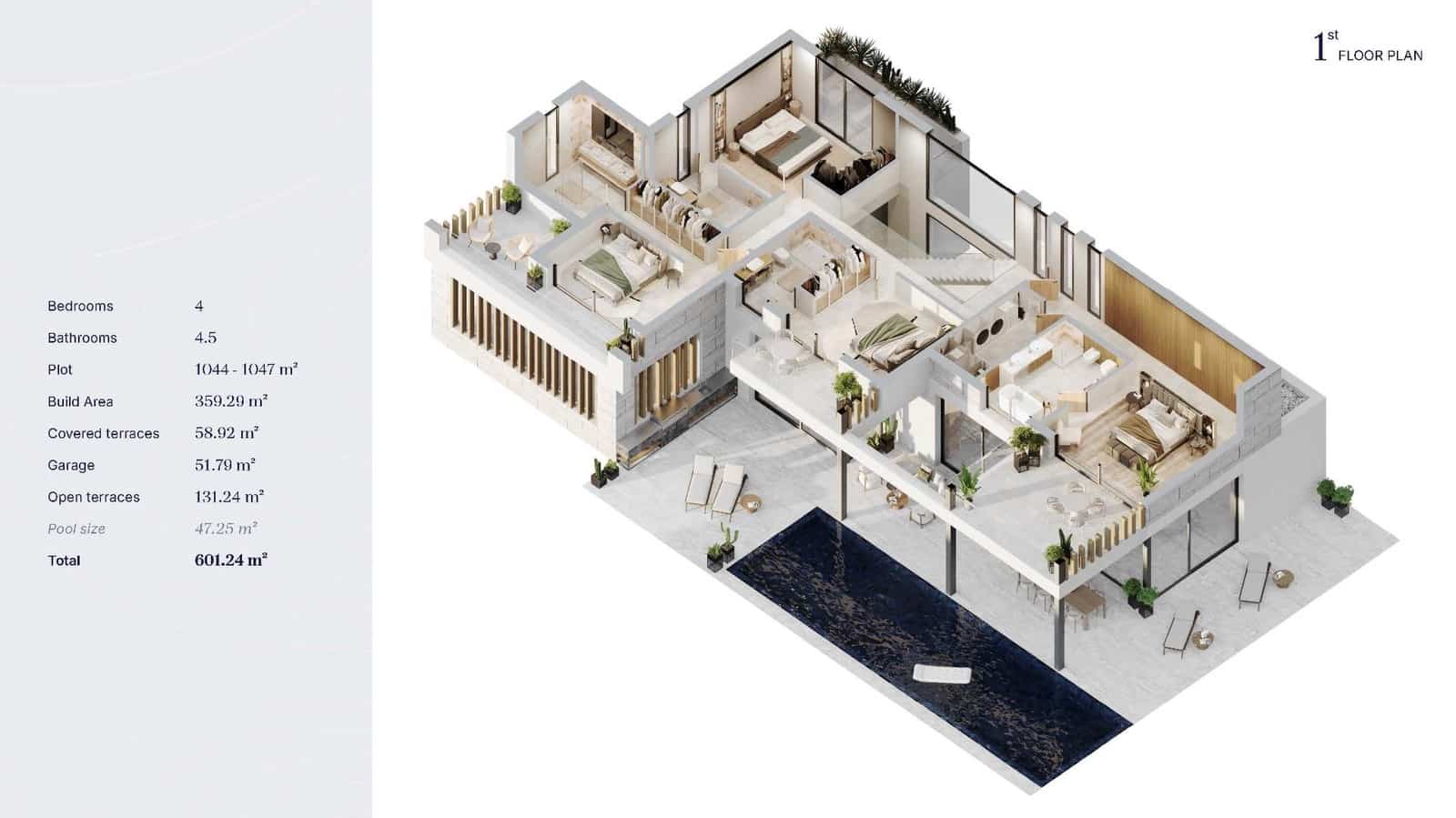 4 camera da letto Villa in vendita in Bel-Air con piscina - 2.550.000 € (Rif: 9793038)