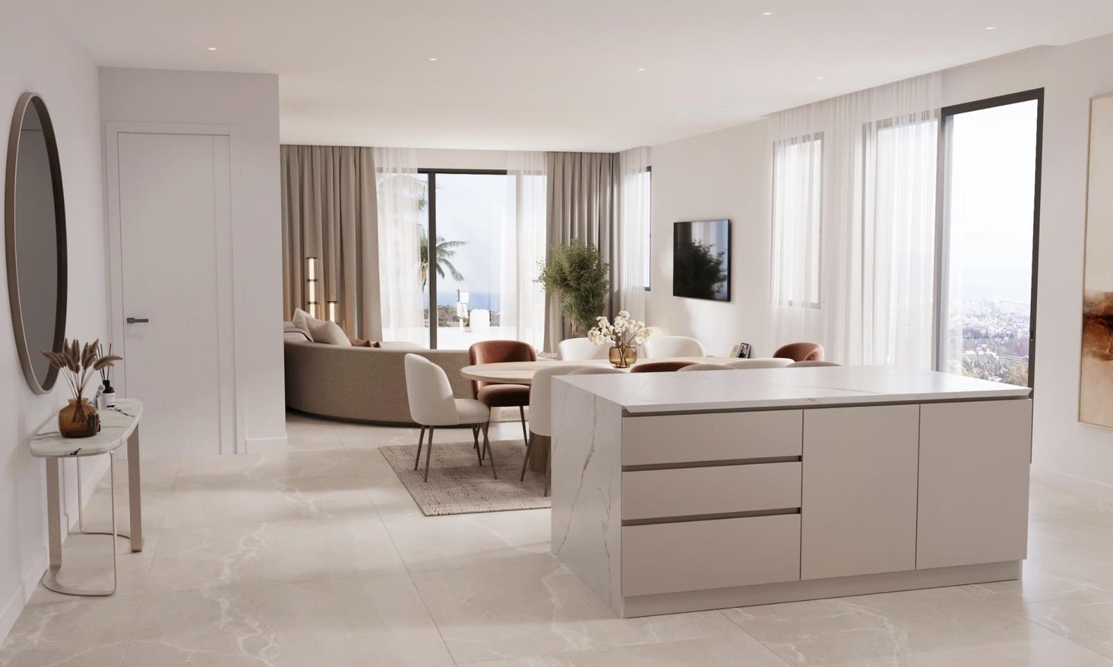 4 chambre Appartement à vendre à Estepona avec piscine - 1 055 000 € (Ref: 9839893)