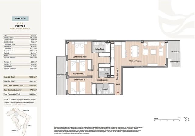 3 chambre Appartement à vendre à Zona Calvario, Estepona avec piscine garage - 470 000 € (Ref: 9856906)