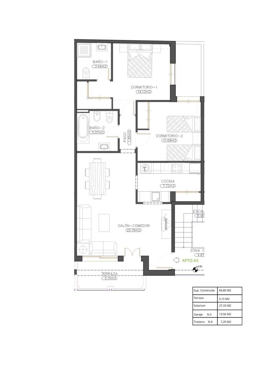2 bedroom Apartment for sale in Cuevas del Almanzora with pool garage - € 135,900 (Ref: 9856922)