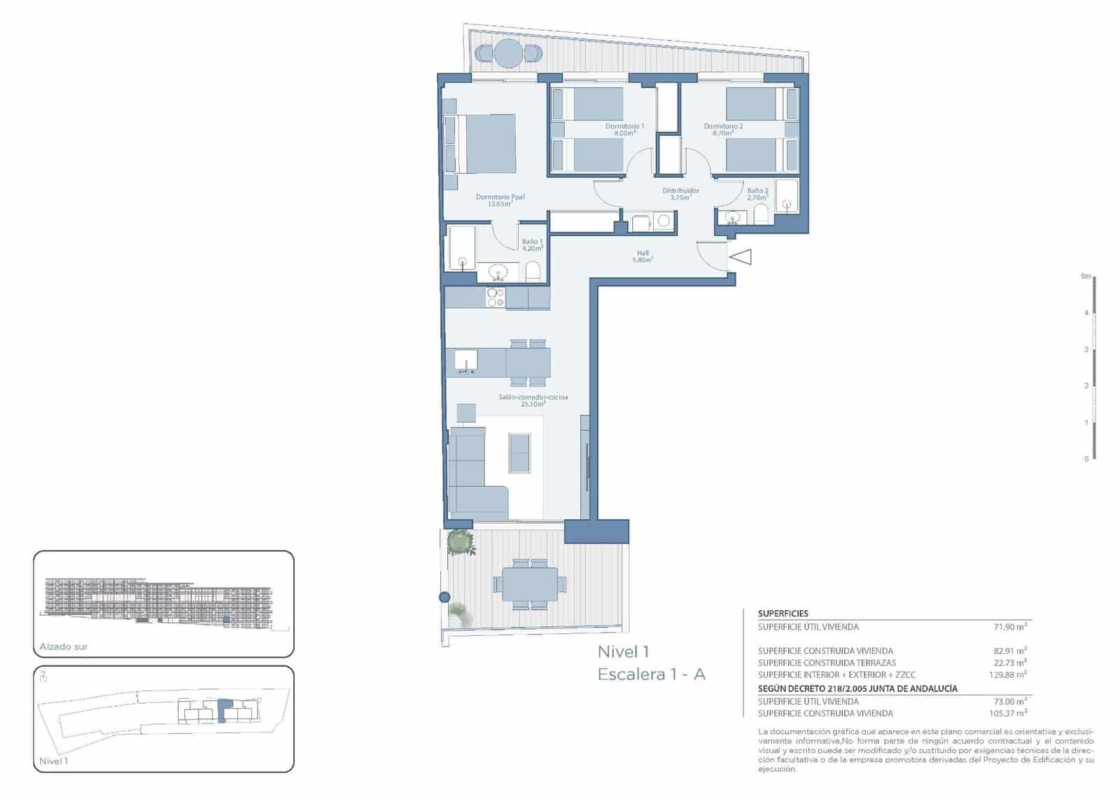 3 bedroom Apartment for sale in Fuengirola with pool - € 397,000 (Ref: 9856949)