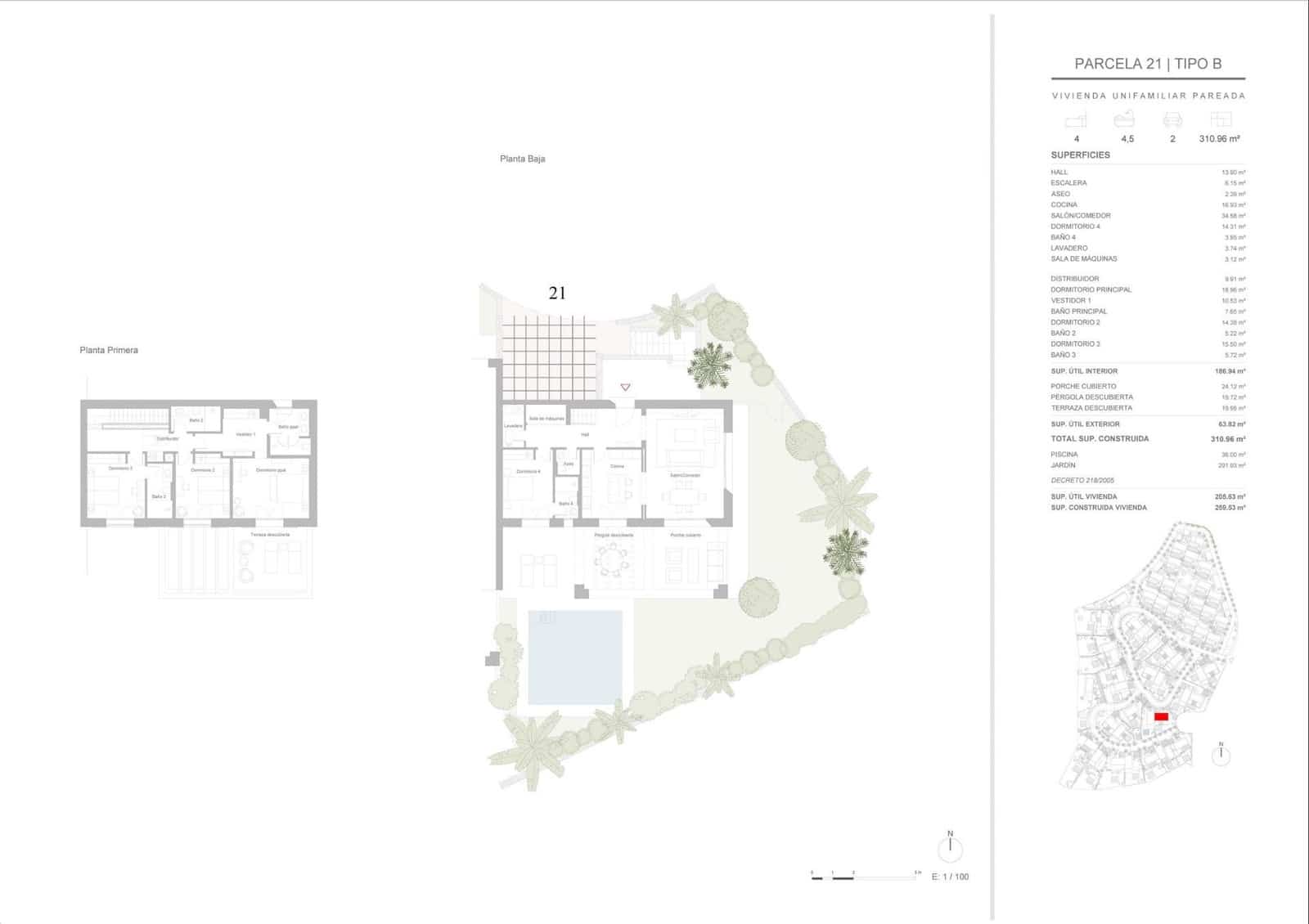 4 bedroom Villa for sale in Sotogrande with pool - € 1,320,000 (Ref: 9856986)