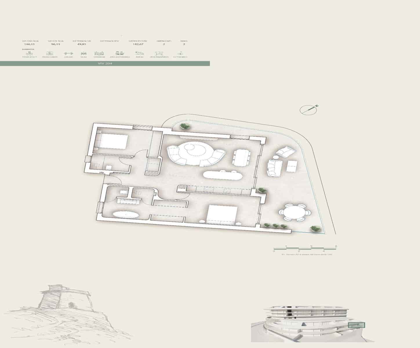 2 bedroom Apartment for sale in Fuengirola with pool - € 748,000 (Ref: 9857074)
