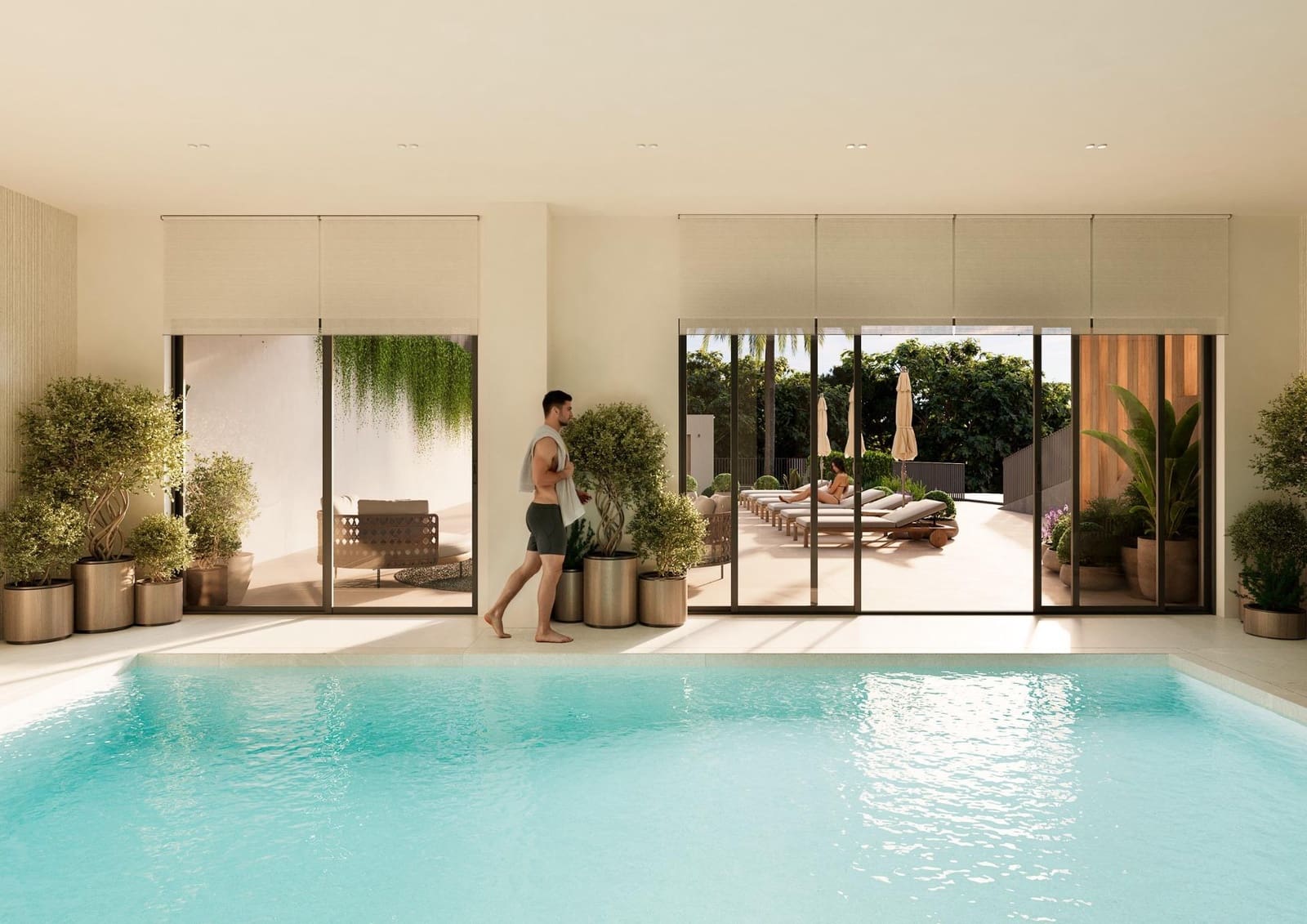 3 soveværelse Lejlighed til salg i Mijas med swimmingpool - € 1.542.000 (Ref: 9857075)