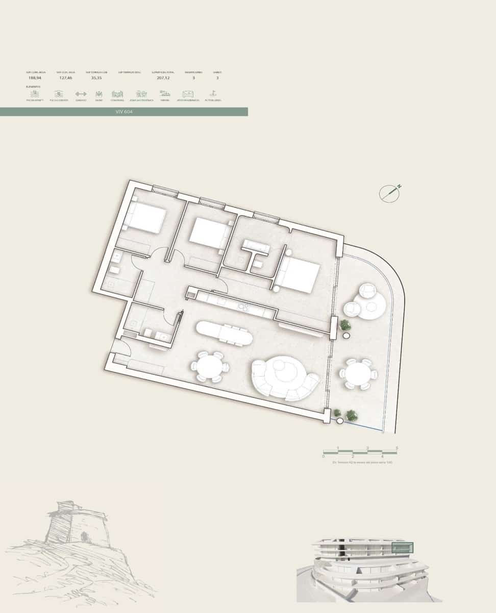 3 soverom Leilighet til salgs i Fuengirola med svømmebasseng - € 1 049 000 (Ref: 9857081)