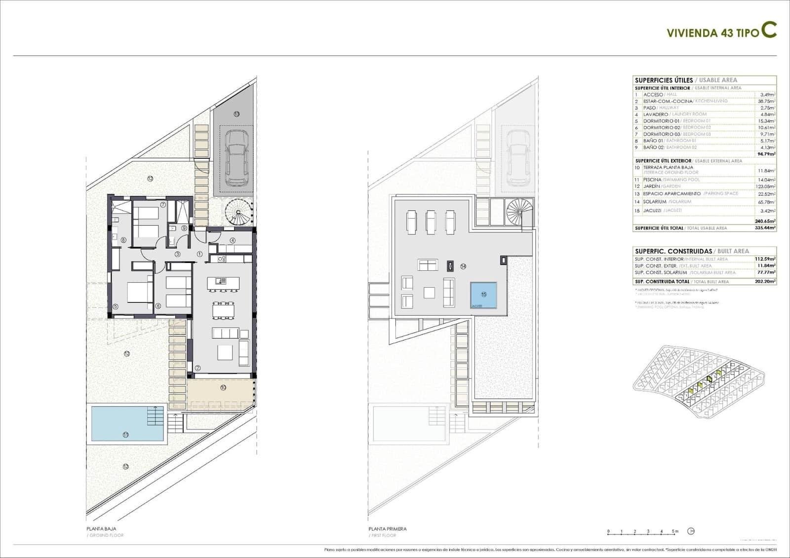 3 bedroom Villa for sale in Polop with garage - € 548,700 (Ref: 9857152)