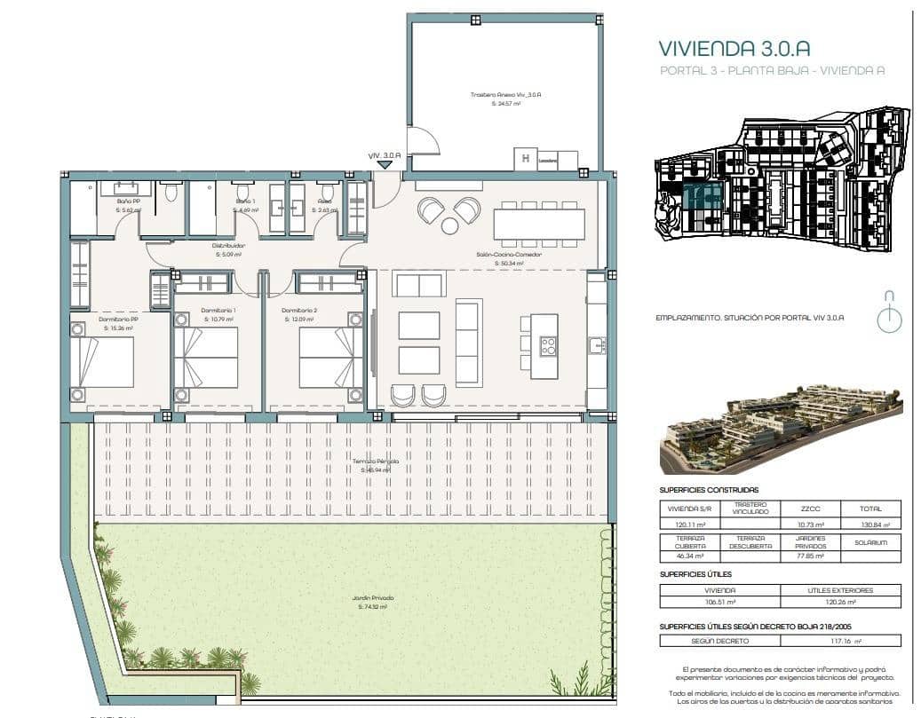 3 chambre Appartement à vendre à Estepona avec piscine garage - 859 000 € (Ref: 9857161)