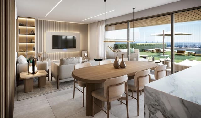 1 chambre Appartement à vendre à Nueva Atalaya, Estepona avec piscine garage - 589 000 € (Ref: 9857167)