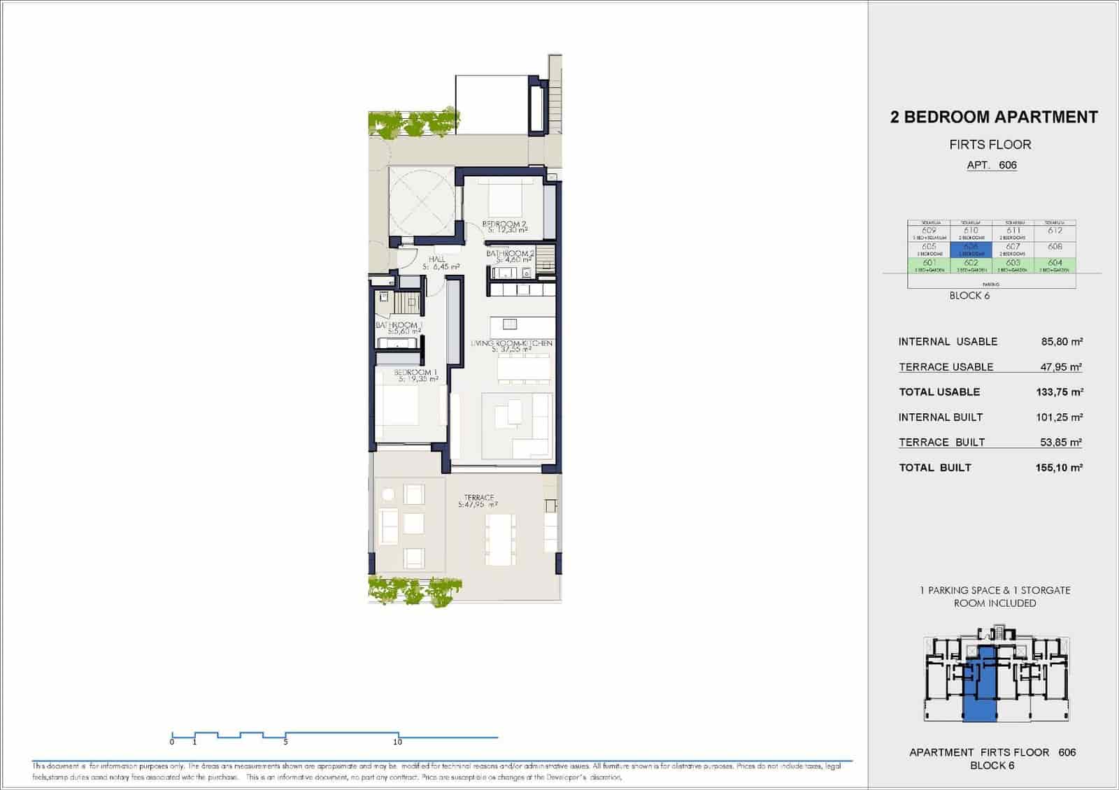 2 bedroom Apartment for sale in Estepona with pool garage - € 674,685 (Ref: 9857224)
