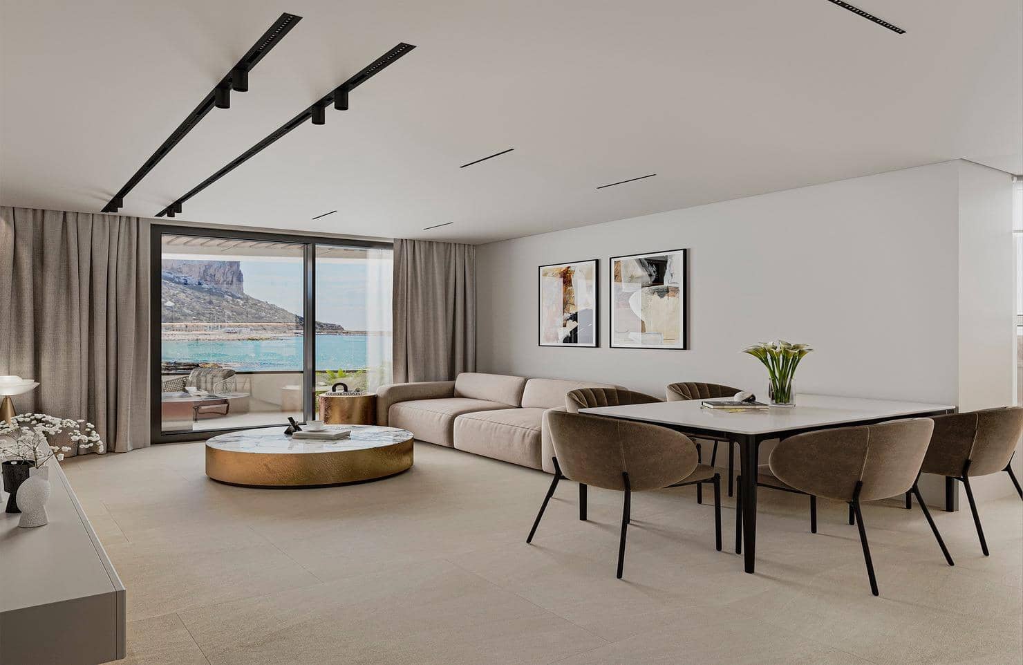 3 chambre Appartement à vendre à Calpe / Calp avec piscine - 676 000 € (Ref: 9857231)