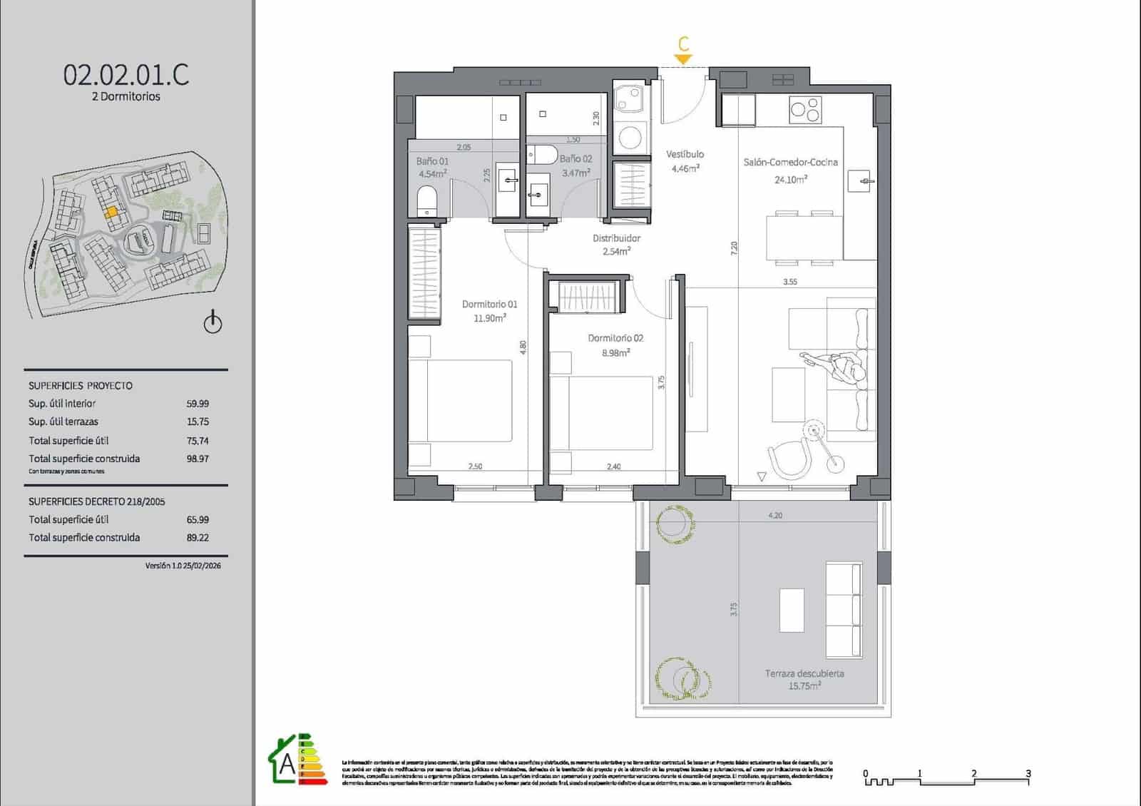 2 soverom Leilighet til salgs i Mijas med svømmebasseng garasje - € 332 000 (Ref: 9857260)
