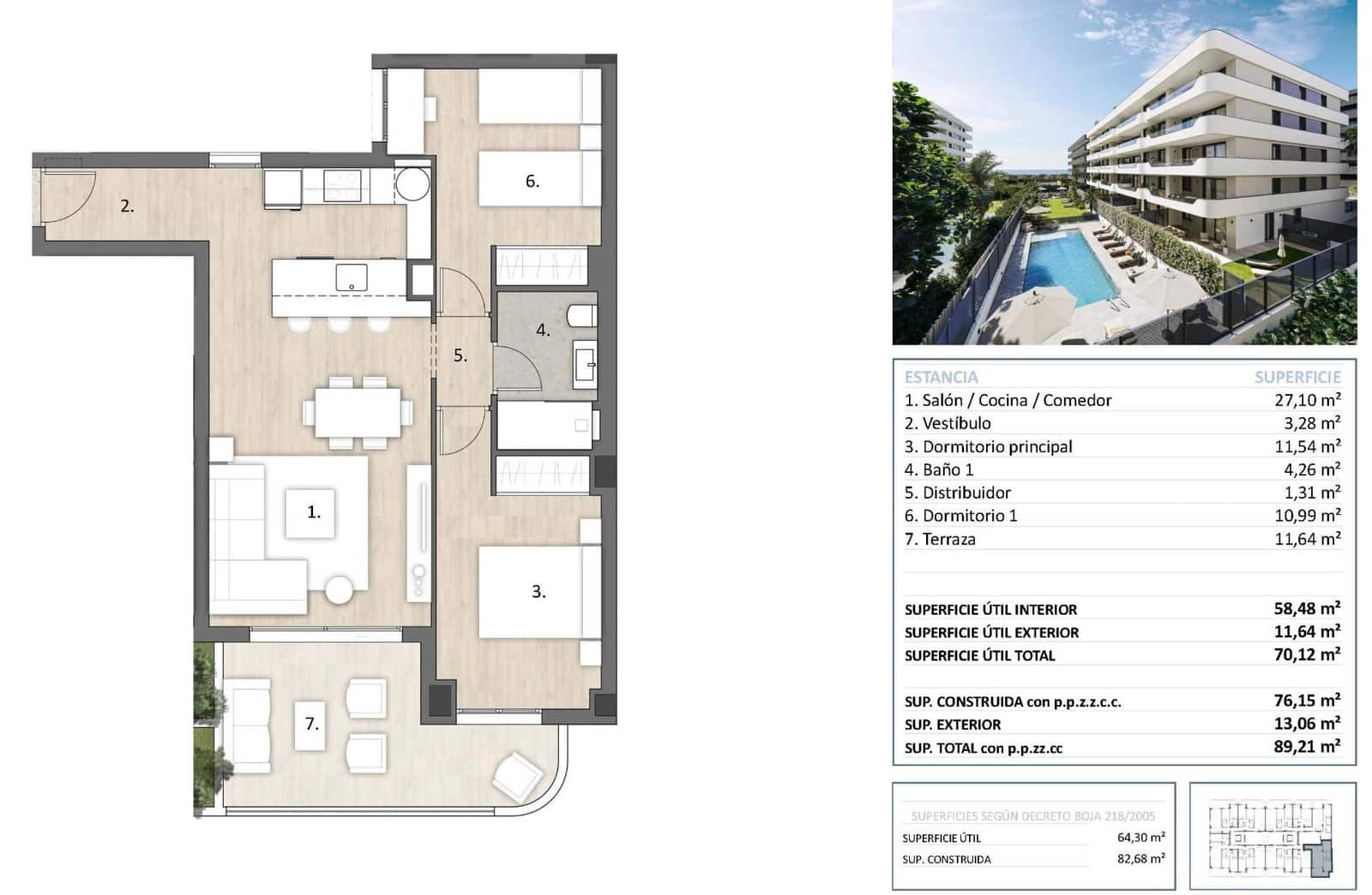 2 bedroom Apartment for sale in Torre del Mar with pool garage - € 375,900 (Ref: 9857267)