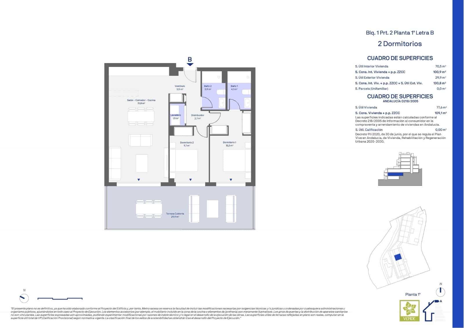 2 soverom Leilighet til salgs i Cancelada med svømmebasseng garasje - € 428 000 (Ref: 9857426)