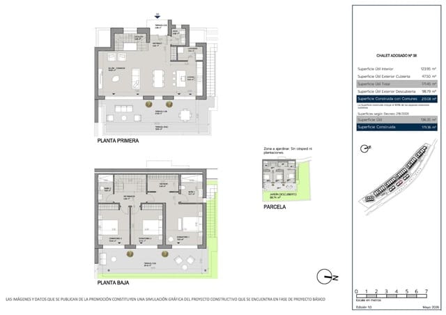 3 quarto Moradia para venda em Estepona Golf, Estepona com piscina - 779 000 € (Ref: 9866658)
