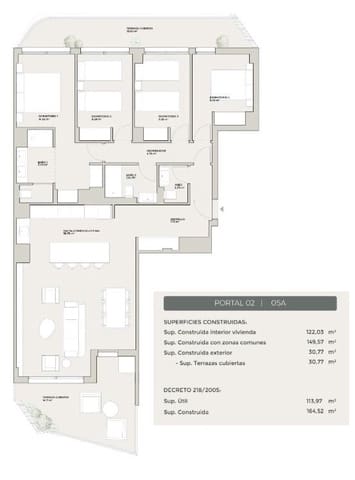 4 soveværelse Lejlighed til salg i Torremolinos med swimmingpool garage - € 956.000 (Ref: 9878096)