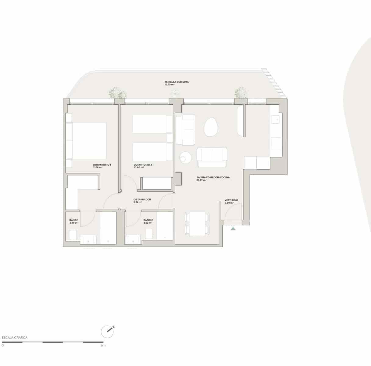 2 makuuhuone Huoneisto myytävänä paikassa Torremolinos mukana uima-altaan 
autotalli - 455 000 € (Ref: 9878099)