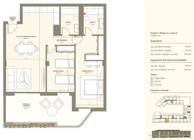 2 soveværelse Lejlighed til salg i San Pedro de Alcántara Pueblo, Marbella med swimmingpool garage - € 631.150 (Ref: 9954784)