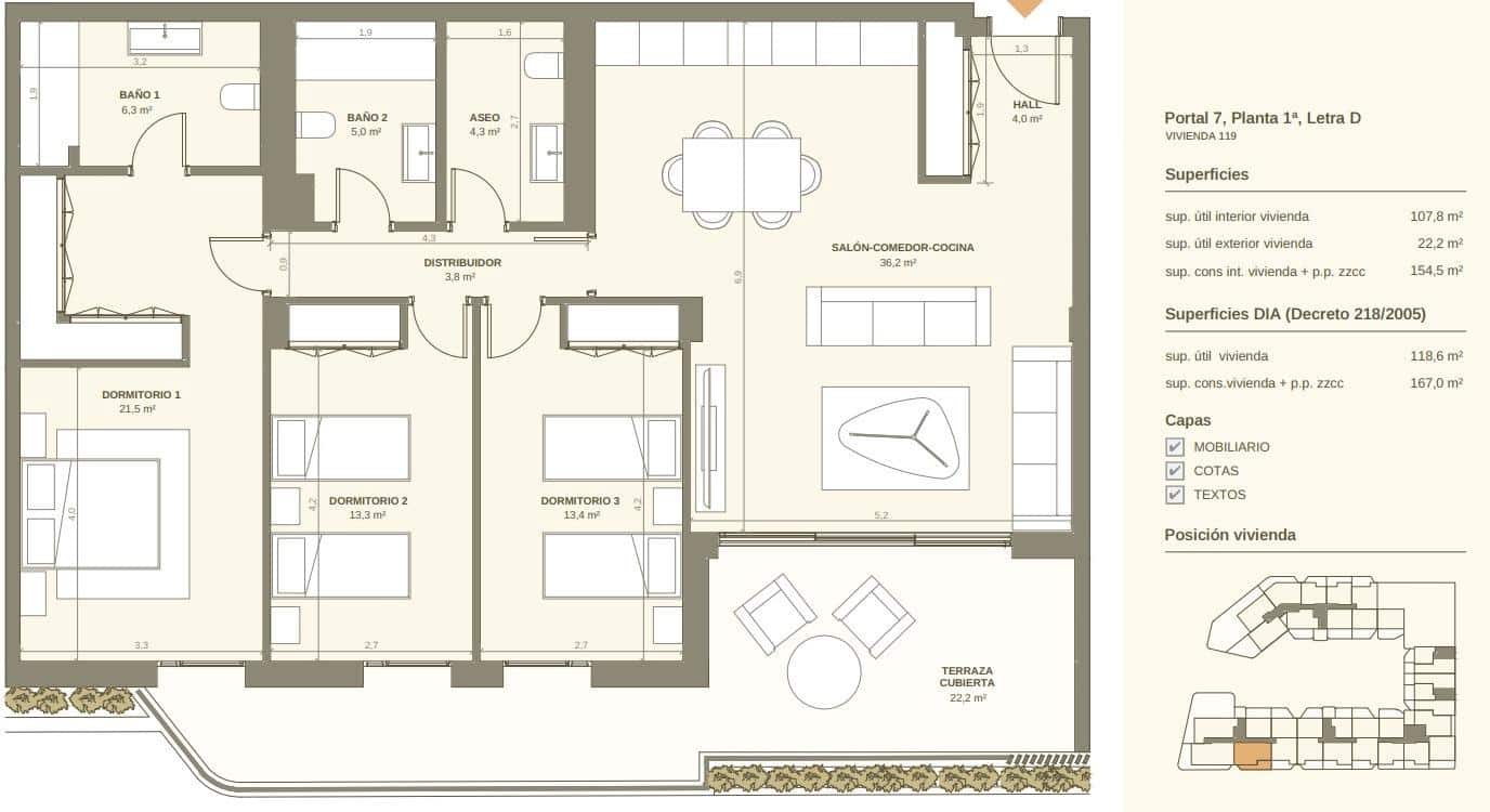3 camera da letto Appartamento in vendita in San Pedro de Alcantara con piscina garage - 806.600 € (Rif: 9954790)