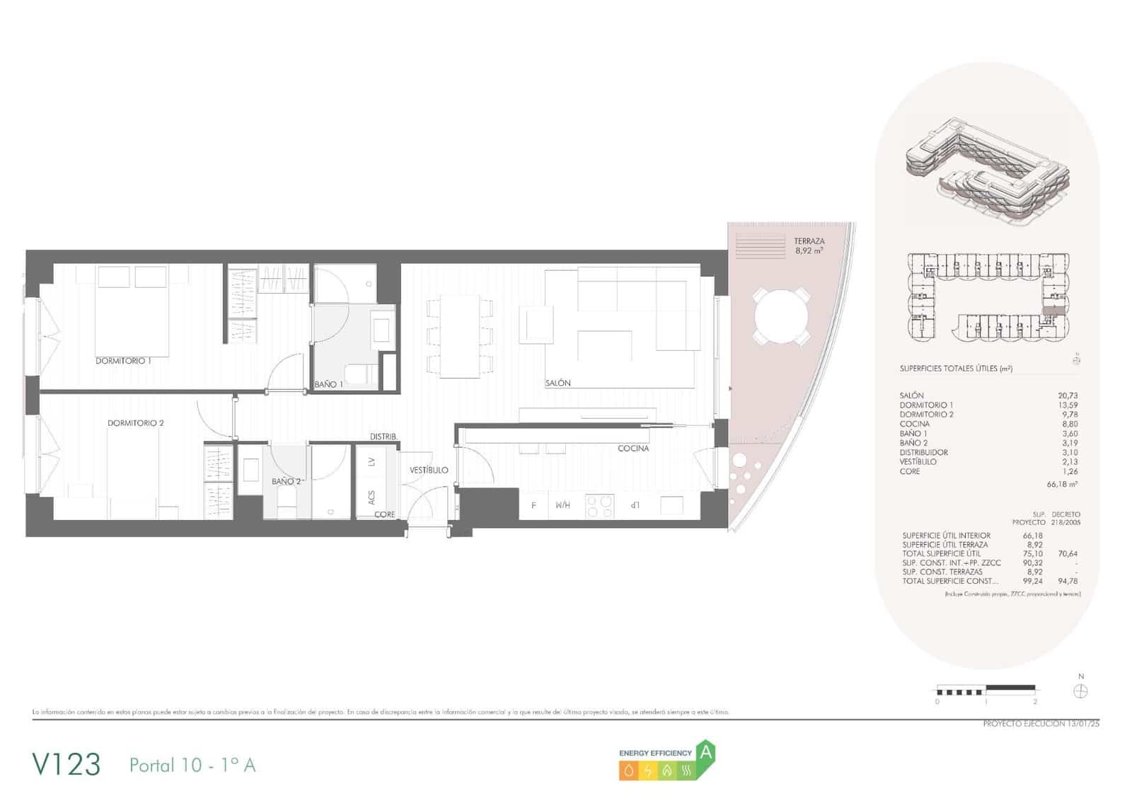 2 sovrum Lägenhet till salu i Malaga stad med pool garage - 411 840 € (Ref: 9974739)