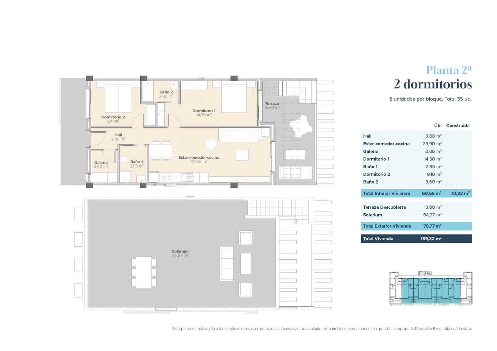 2 quarto Apartamento para venda em Vera com piscina garagem - 264 000 € (Ref: 9974758)