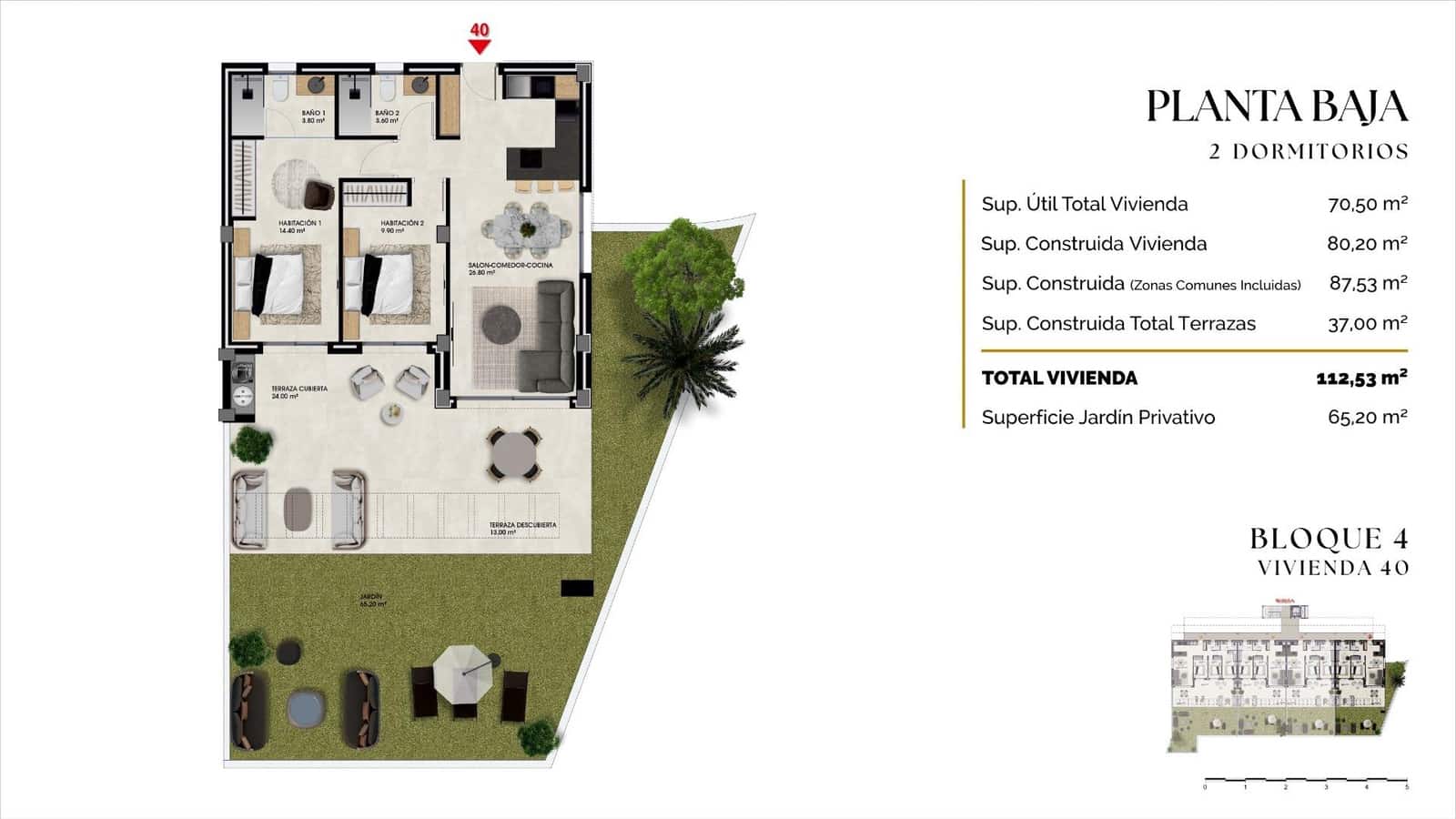 2 bedroom Apartment for sale in Finestrat with pool garage - € 395,000 (Ref: 9974767)