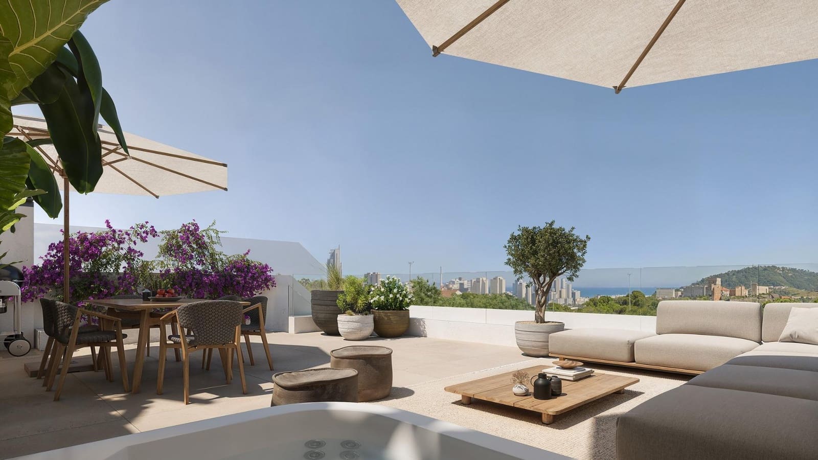 2 bedroom Apartment for sale in Finestrat with pool garage - € 395,000 (Ref: 9974767)