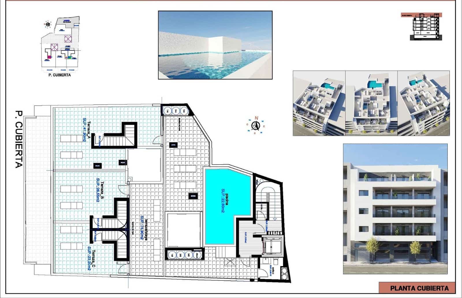 3 soverom Leilighet til salgs i Torrevieja med svømmebasseng - € 329 000 (Ref: 9974772)