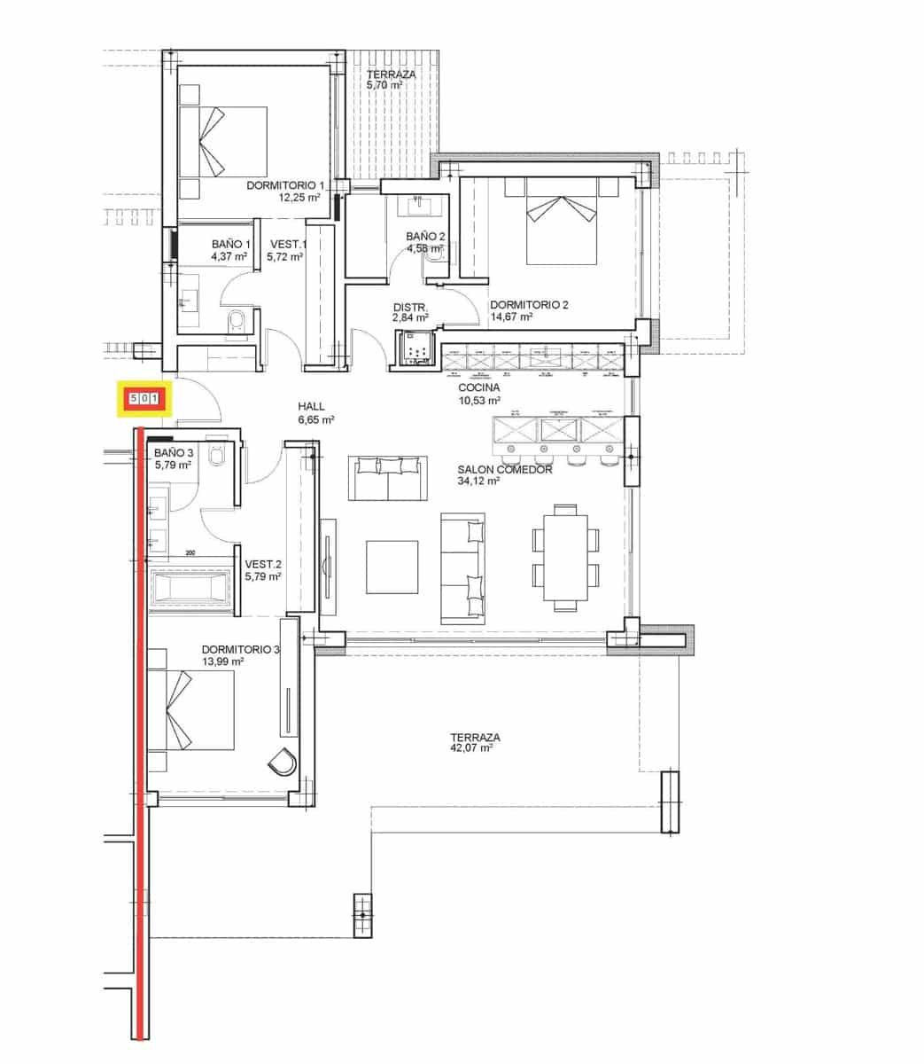 3 soverom Leilighet til salgs i Ojen med svømmebasseng garasje - € 980 000 (Ref: 9974827)