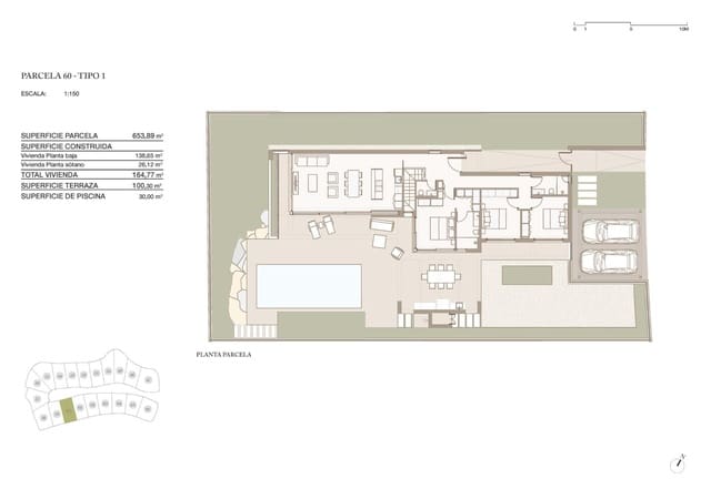 3 soveværelse Villa til salg i Las Colinas Golf, Orihuela med swimmingpool - € 1.090.000 (Ref: 9974848)