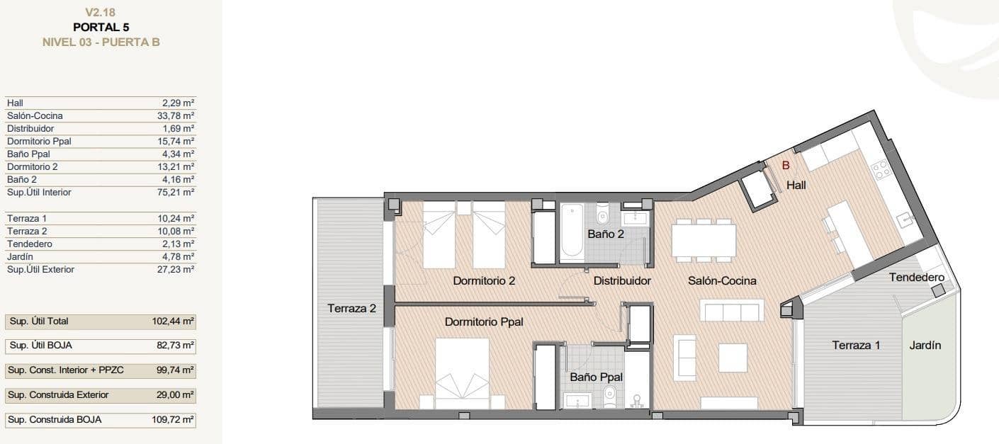2 chambre Appartement à vendre à Estepona avec piscine garage - 420 000 € (Ref: 9974867)