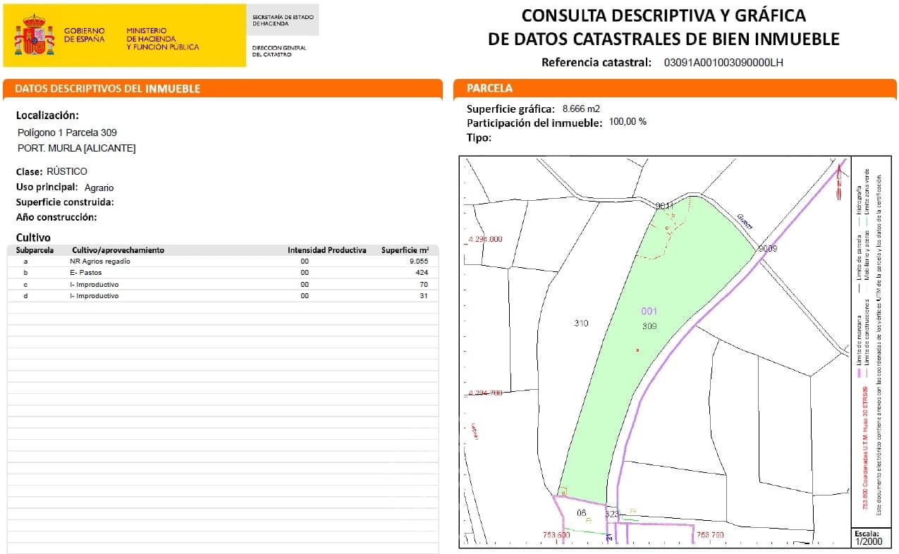 Działka budowlana na sprzedaż w Murla - 152 000 € (Ref: 8924611)