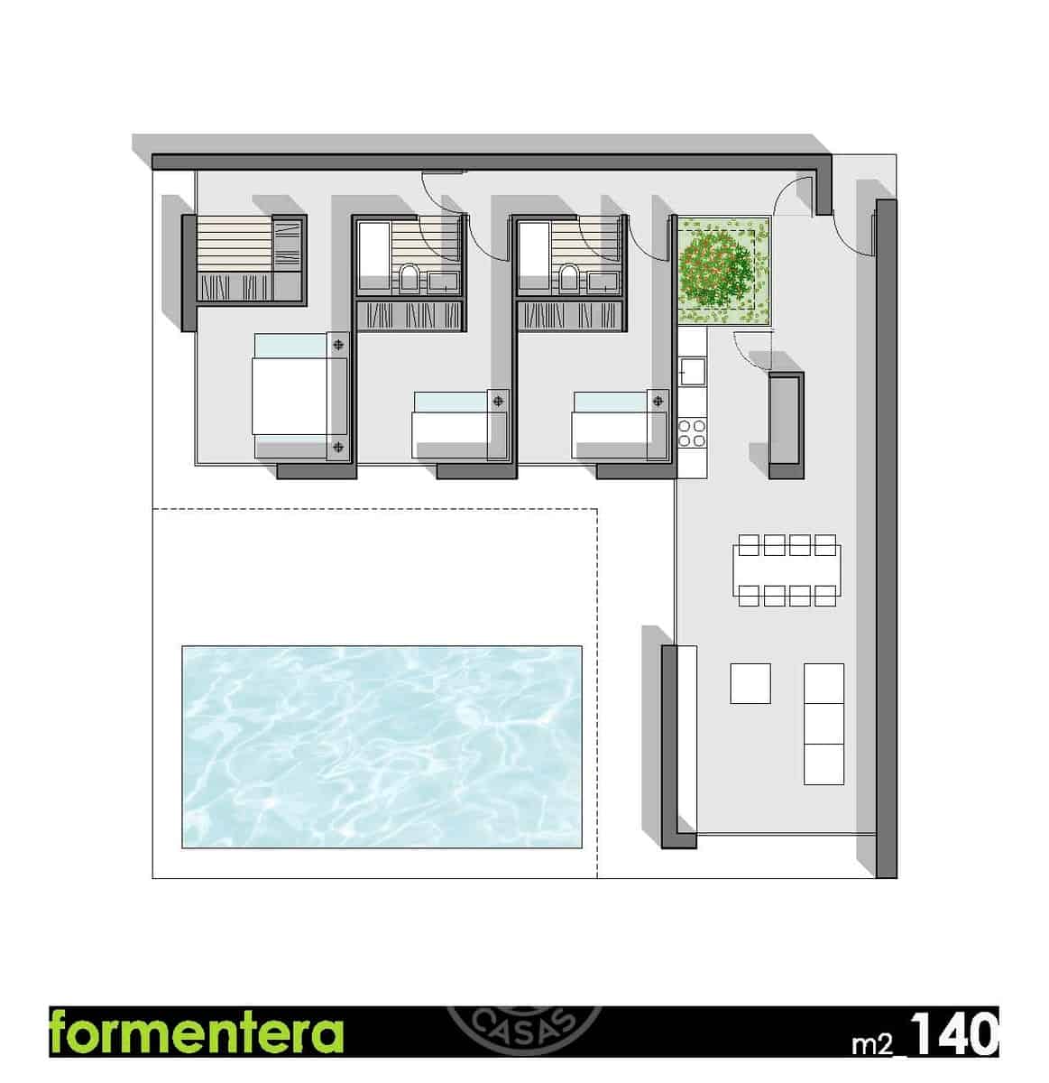 3 slaapkamer Villa te koop in Pedreguer met zwembad garage - € 595.000 (Ref: 9161253)